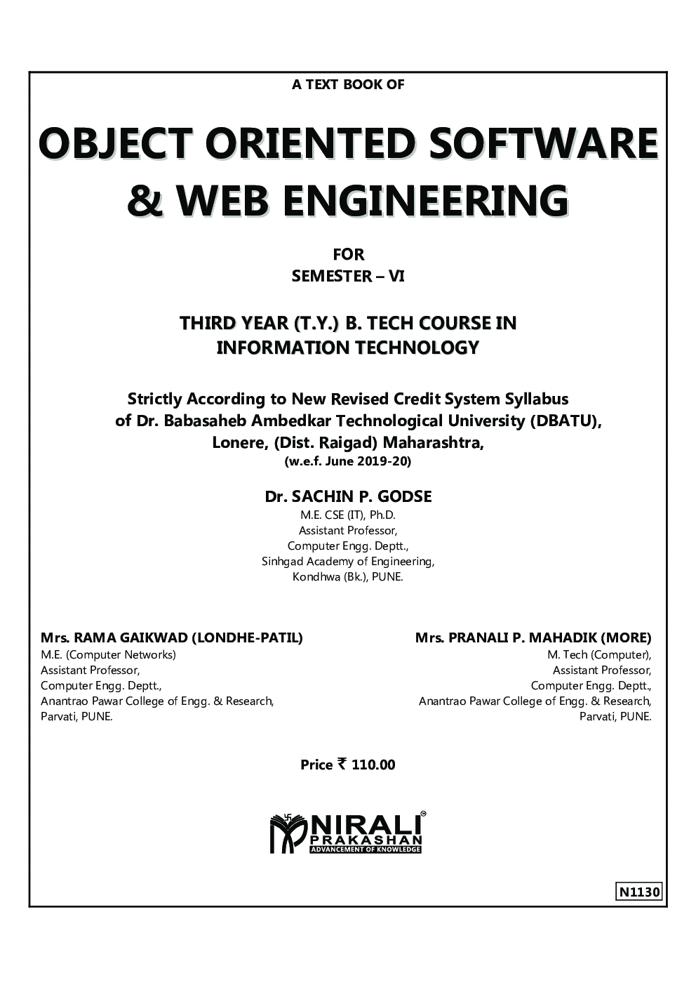 Object Oriented Software & Web Engineering - Page 2