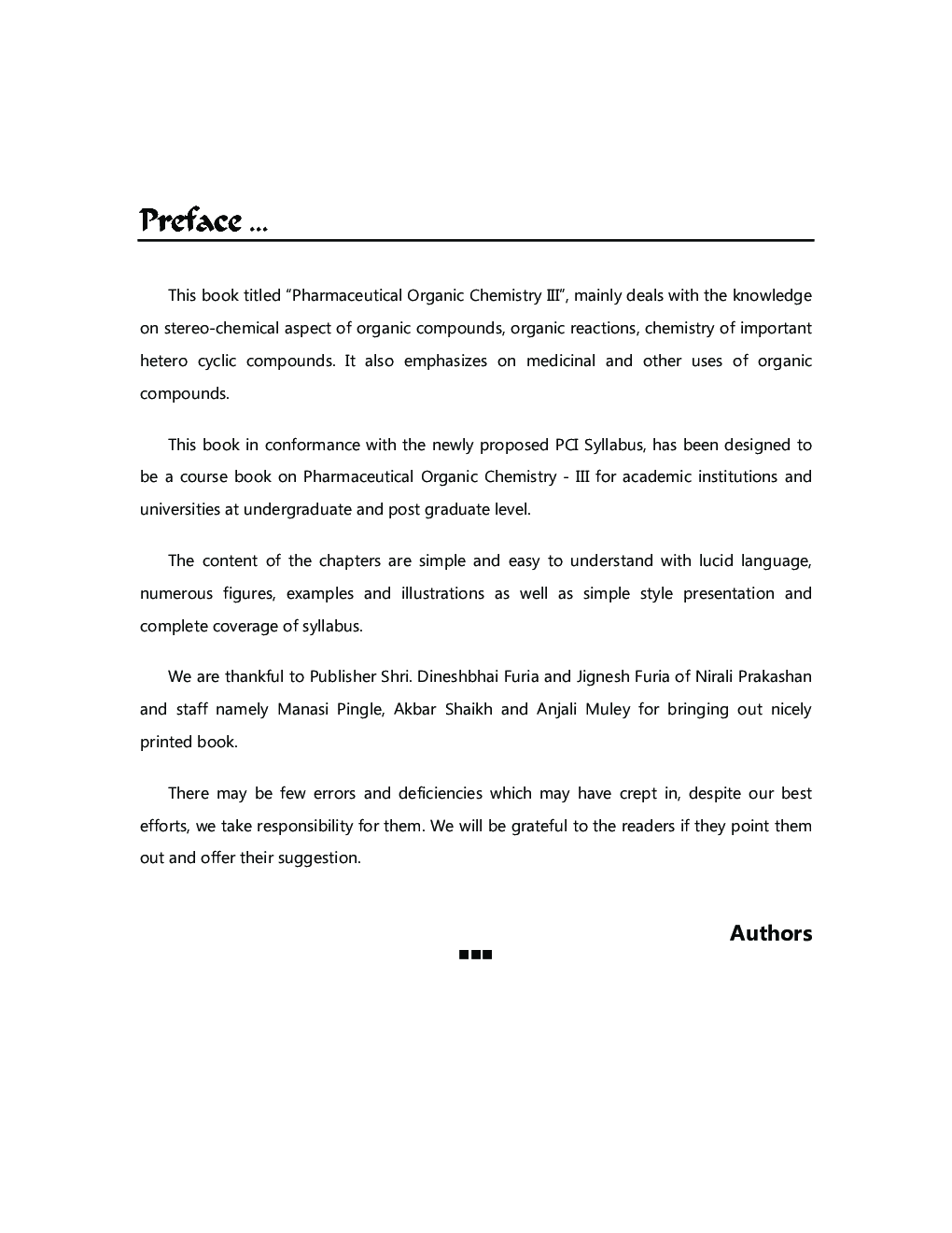 Pharmaceutical Organic Chemistry - III - Page 4