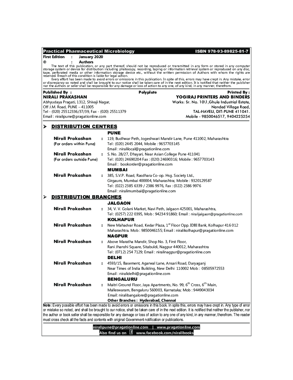 Practical Pharmaceutical Microbiology - Page 3