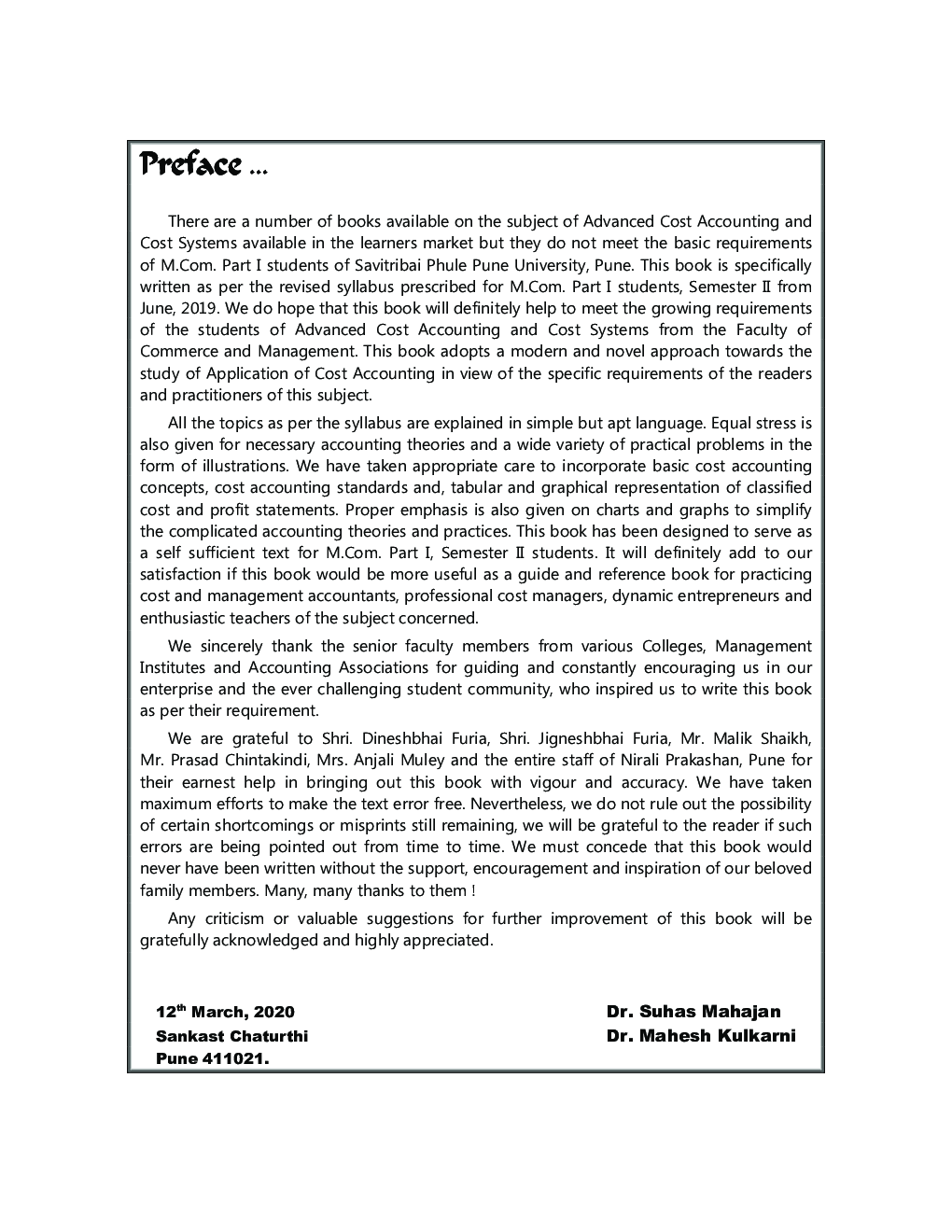 Advanced Cost Accounting And Cost Systems - Page 4