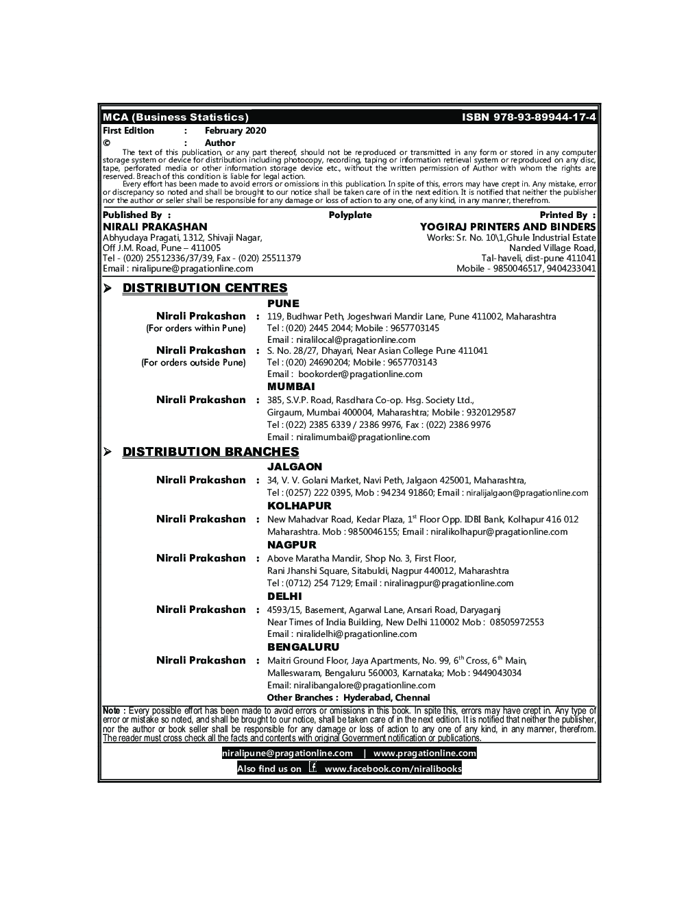 Business Statistics - Page 3