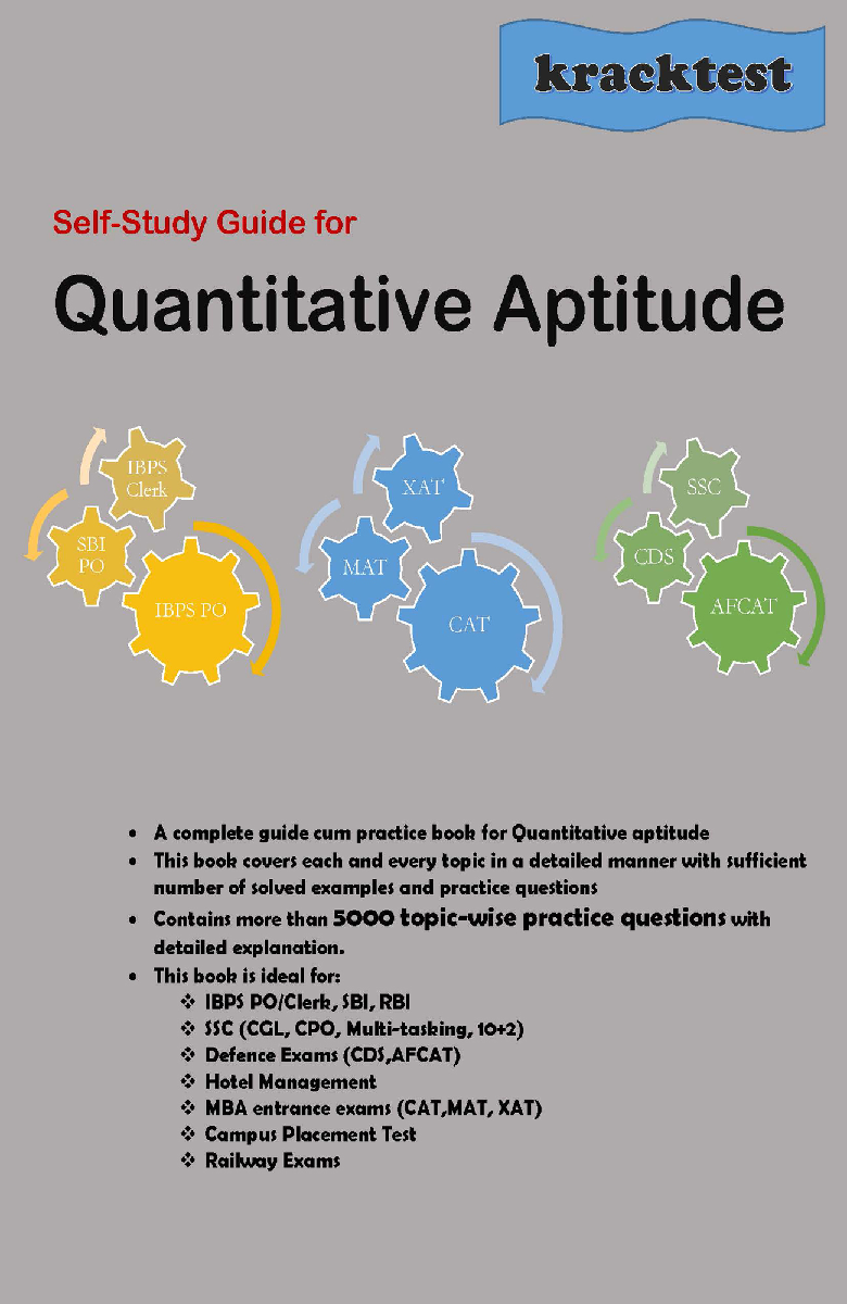 Self Study Guide For Quantitative Aptitude - Page 1