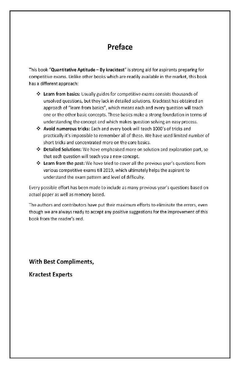 Self Study Guide For Quantitative Aptitude - Page 2