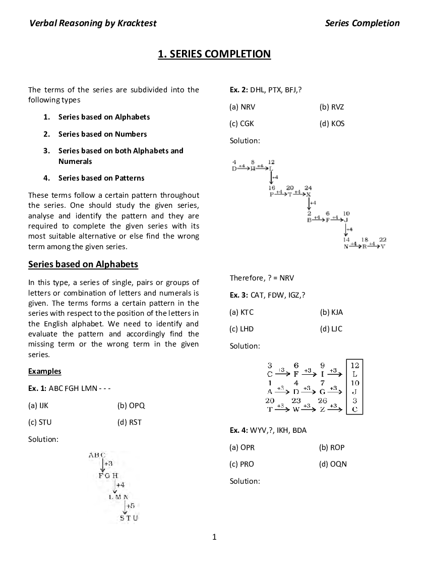 Self Learning Guide For Verbal Reasoning - Page 4