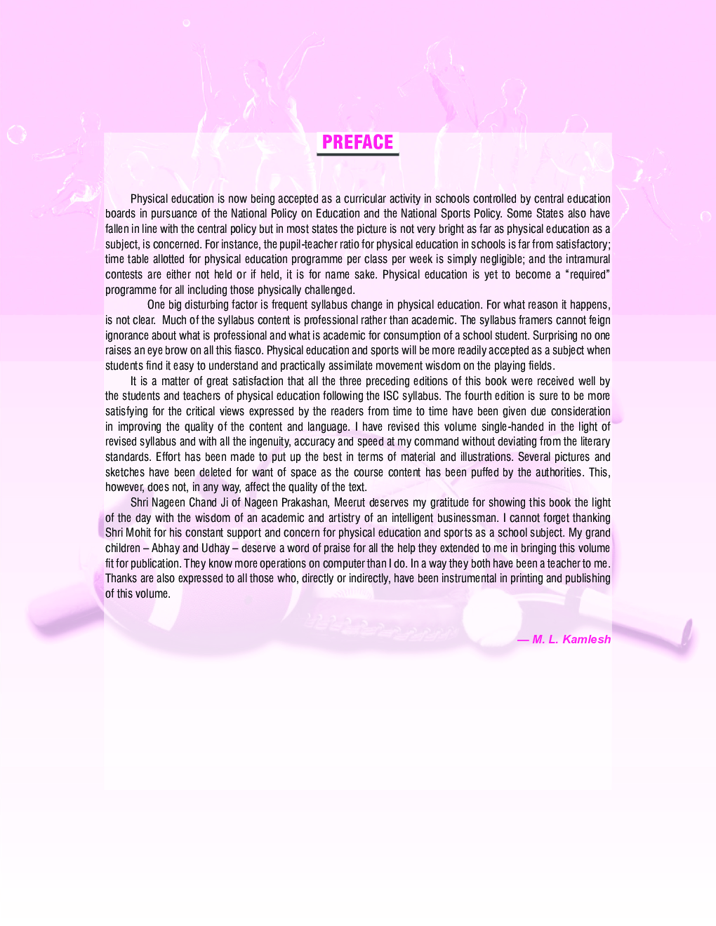 ISC Physical Education For Class - XII - Page 4