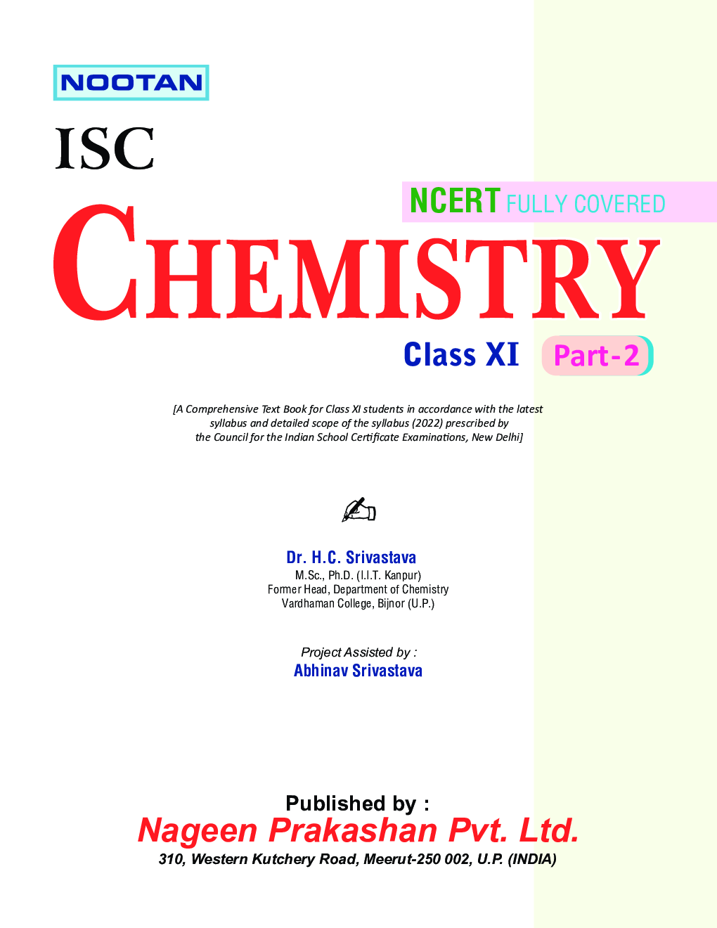 ISC Chemistry Part-II For Class - XI - Page 2