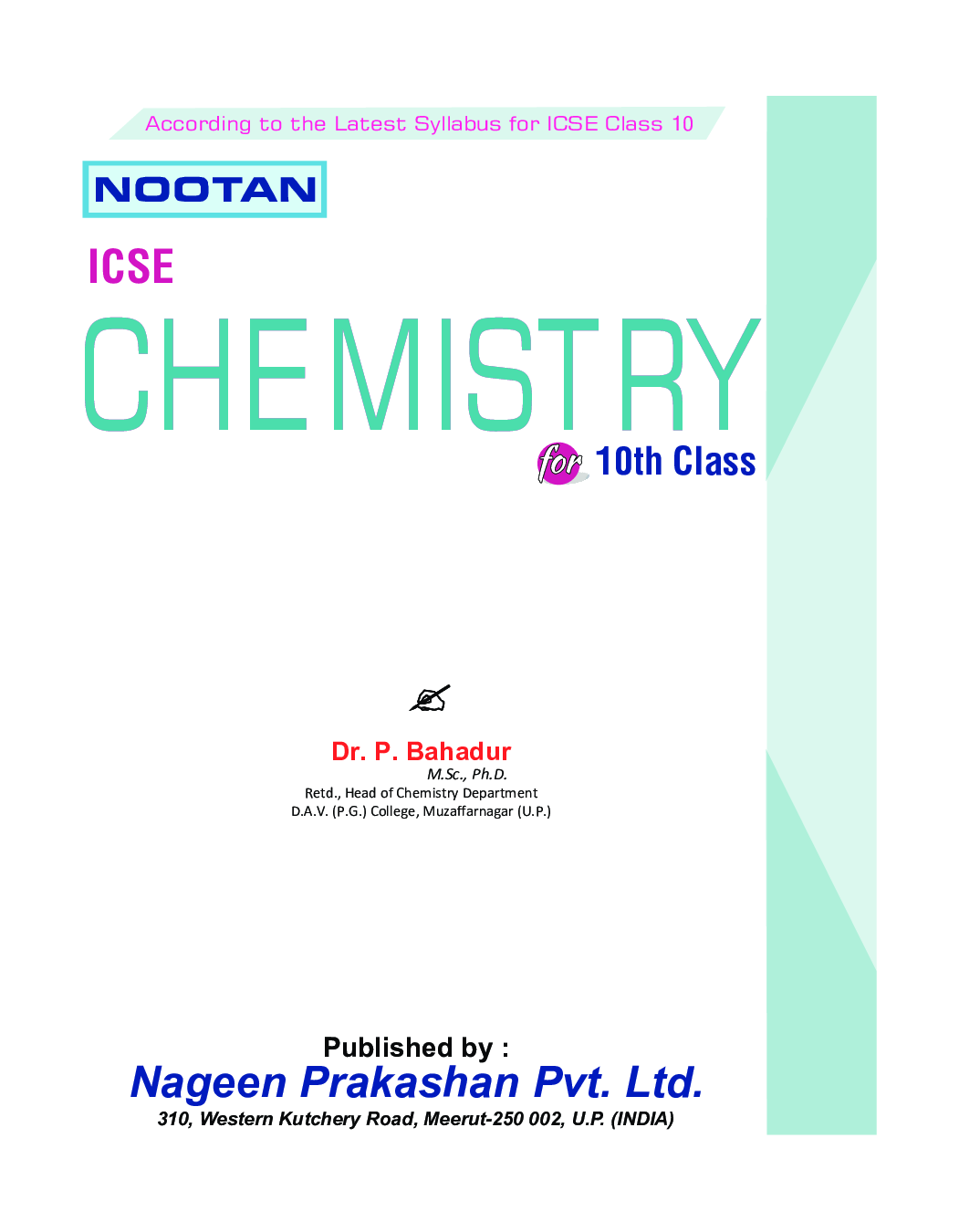 ICSE Chemistry For Class - X - Page 4