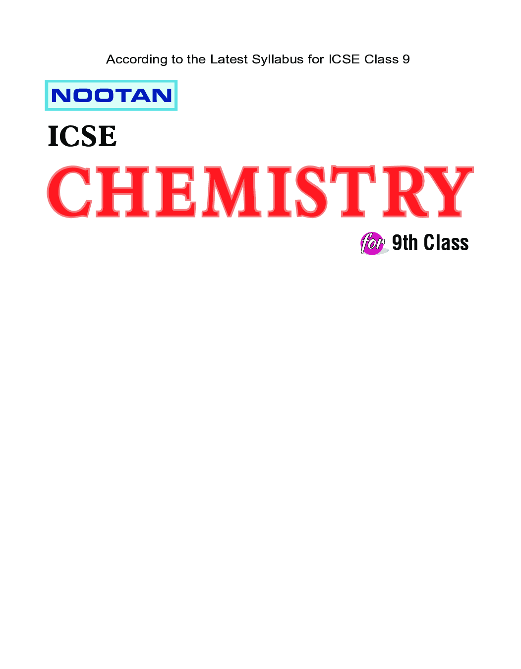 ICSE Chemistry For Class - IX - Page 2