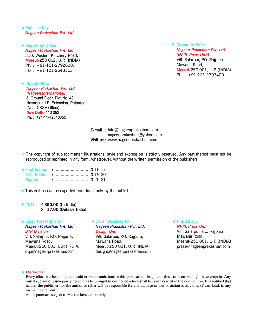 ICSE Chemistry For Class - IX - Page 5
