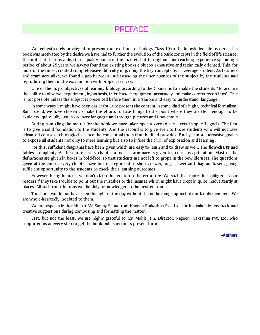 ICSE Biology For Class - X - Page 5