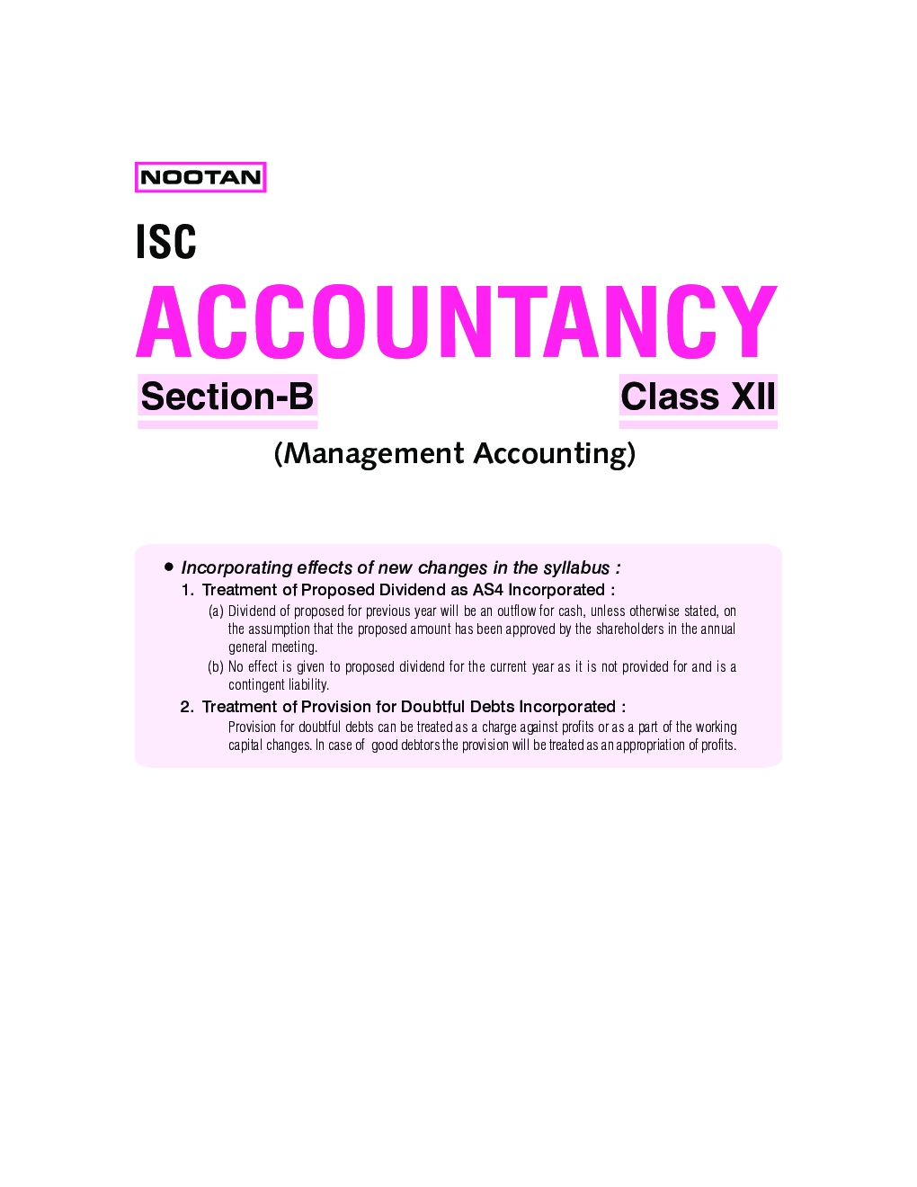 ISC Accountancy Section-B For Class - XII - Page 2
