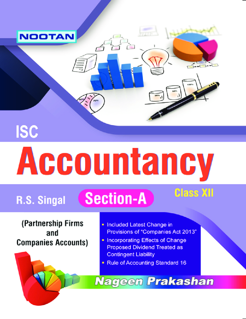 ISC Accountancy Section-A For Class - XII - Page 1