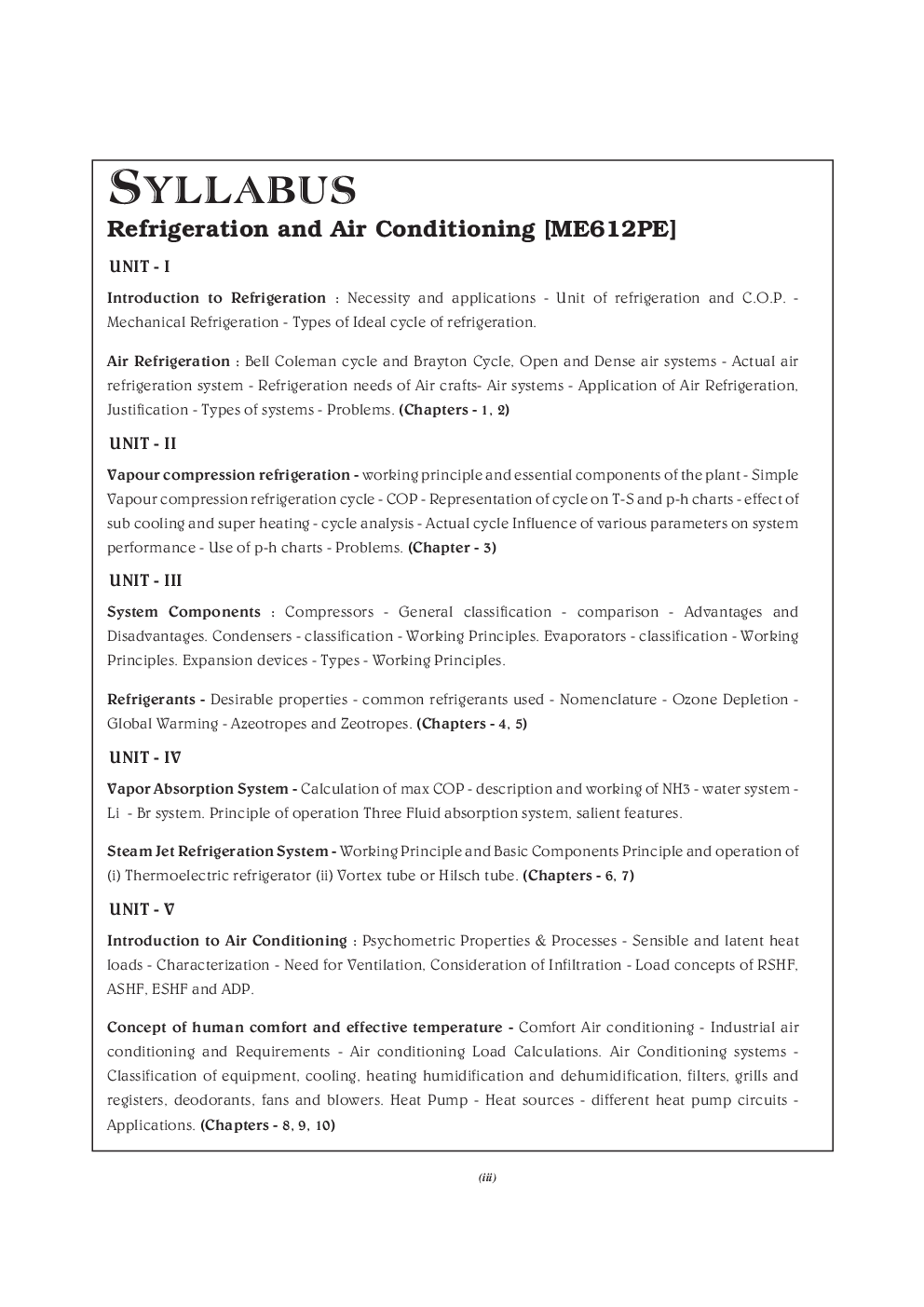 Download JNTU Refrigeration And Air Conditioning PDF Online by Siddu S