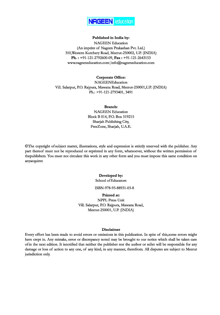 The Hare And The Tortoise For Class I - Page 2