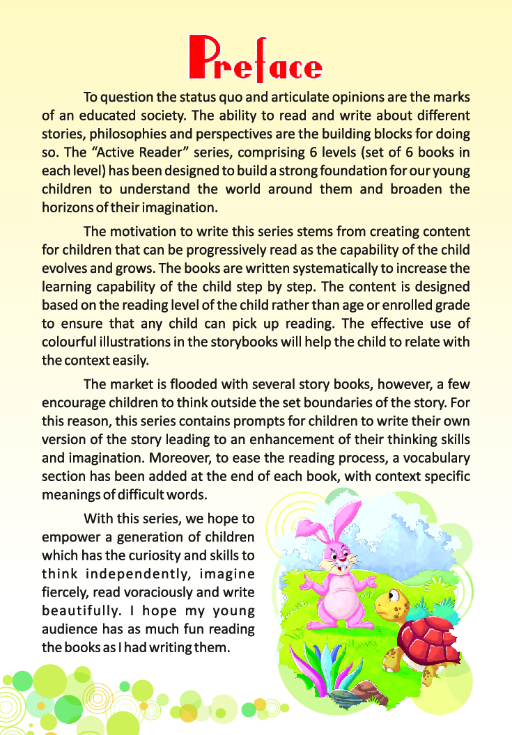 The Hare And The Tortoise For Class I - Page 3