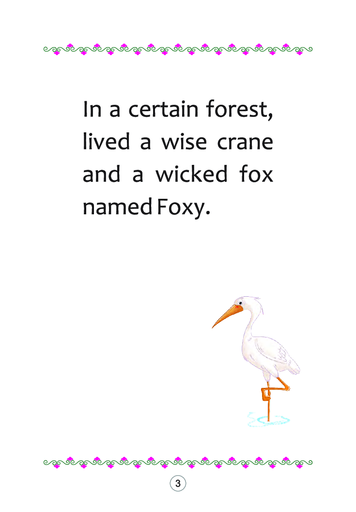 The Cunning Fox And The Wise Crane For Class III - Page 5