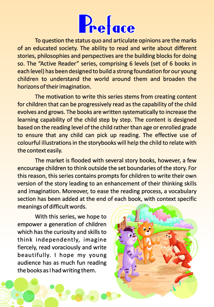 The Monkey And The Two Cats For Class III - Page 3