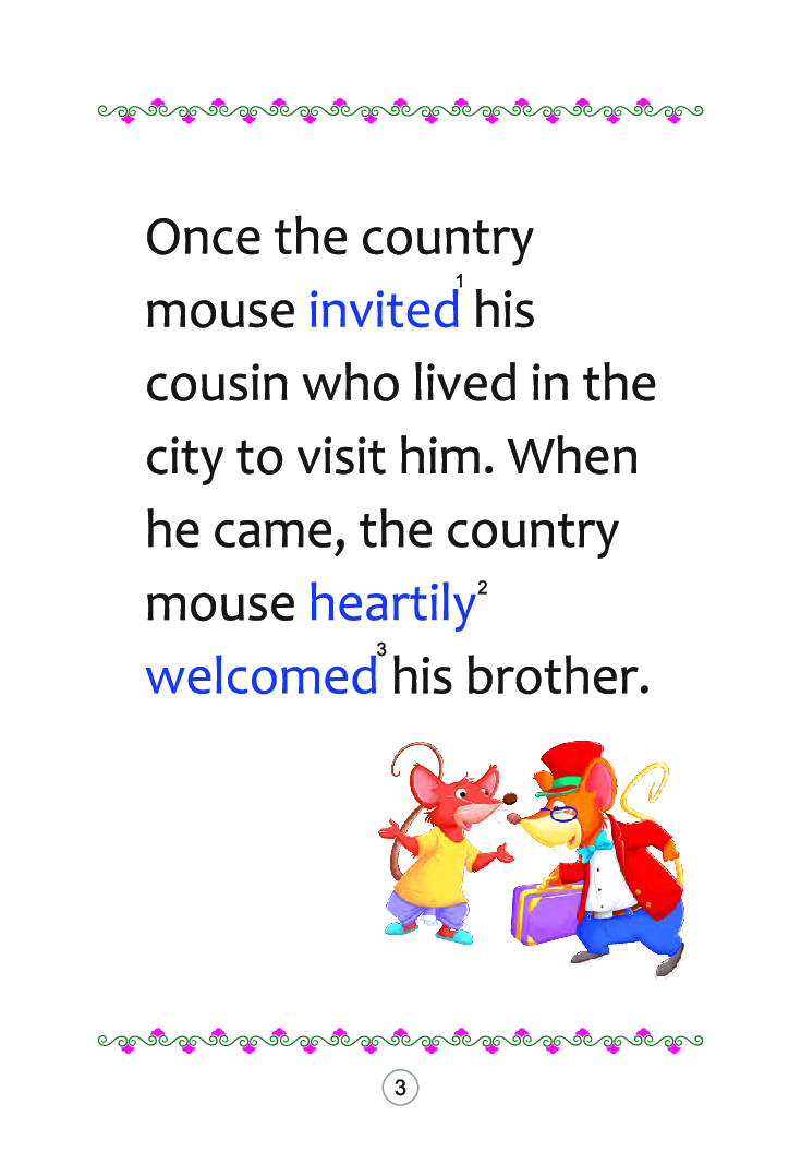 The Town Mouse And The Country Mouse For Class III - Page 5