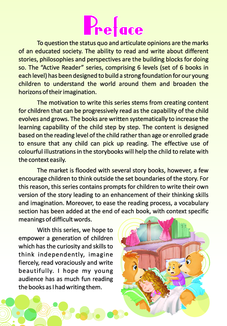 Goldilocks And The Three Bears For Class IV - Page 3