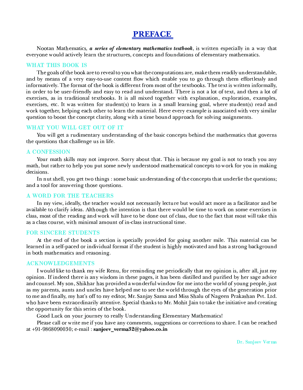 ICSE Mathematics For Class - VI - Page 4