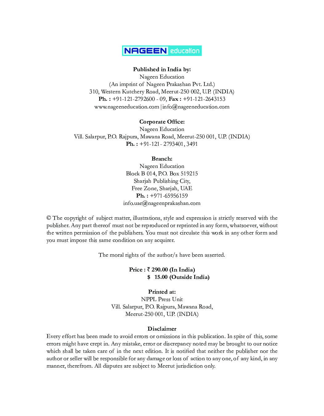 ICSE Physics For Class - VII - Page 3