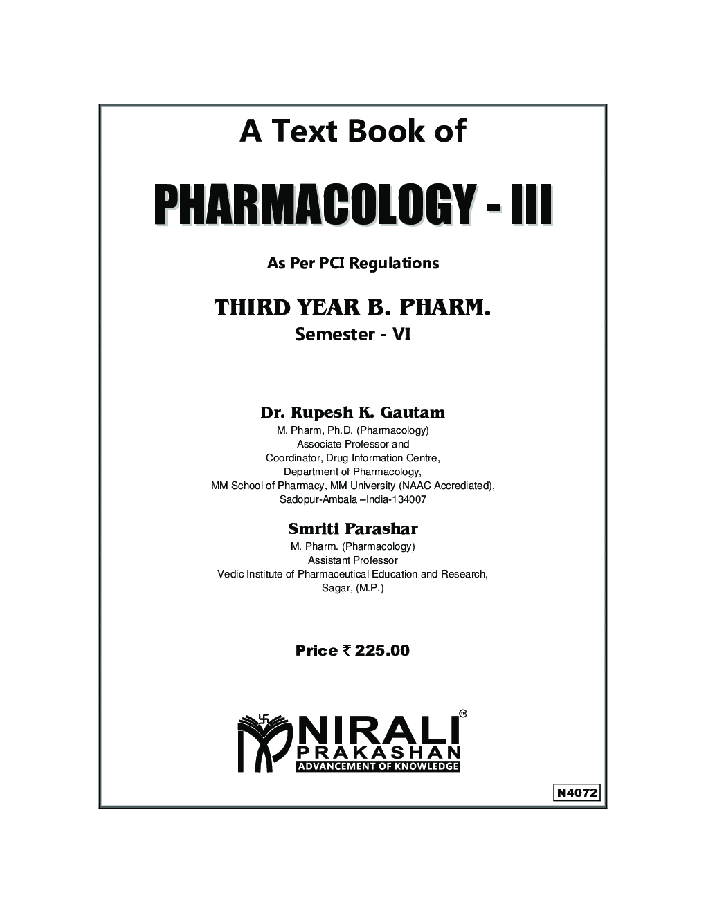 Pharmacology - III - Page 2