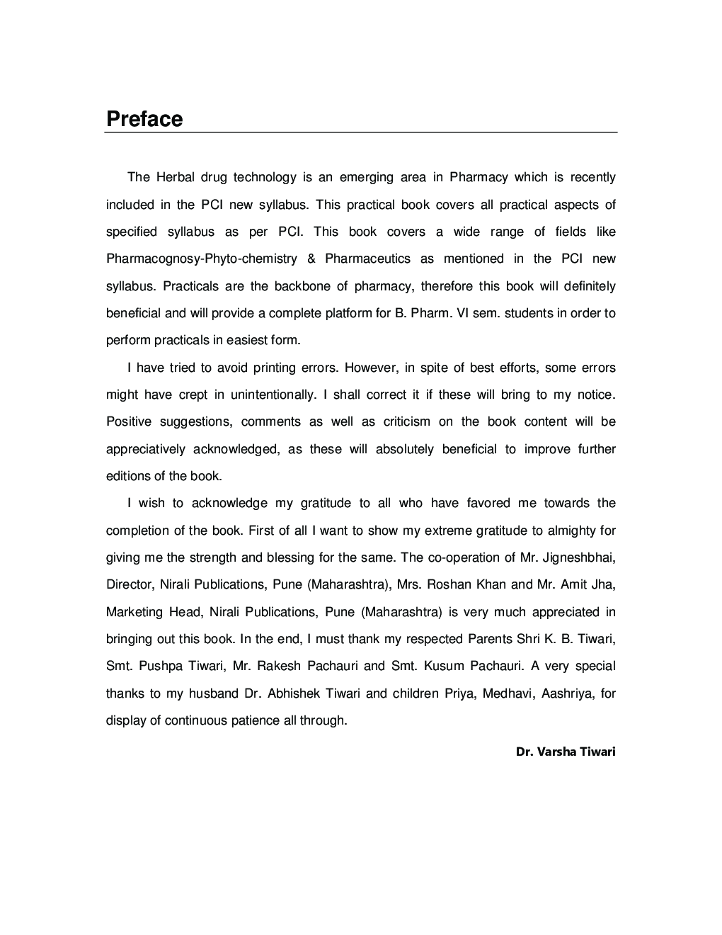 A Practical Book Of Herbal Drug Technology - Page 4