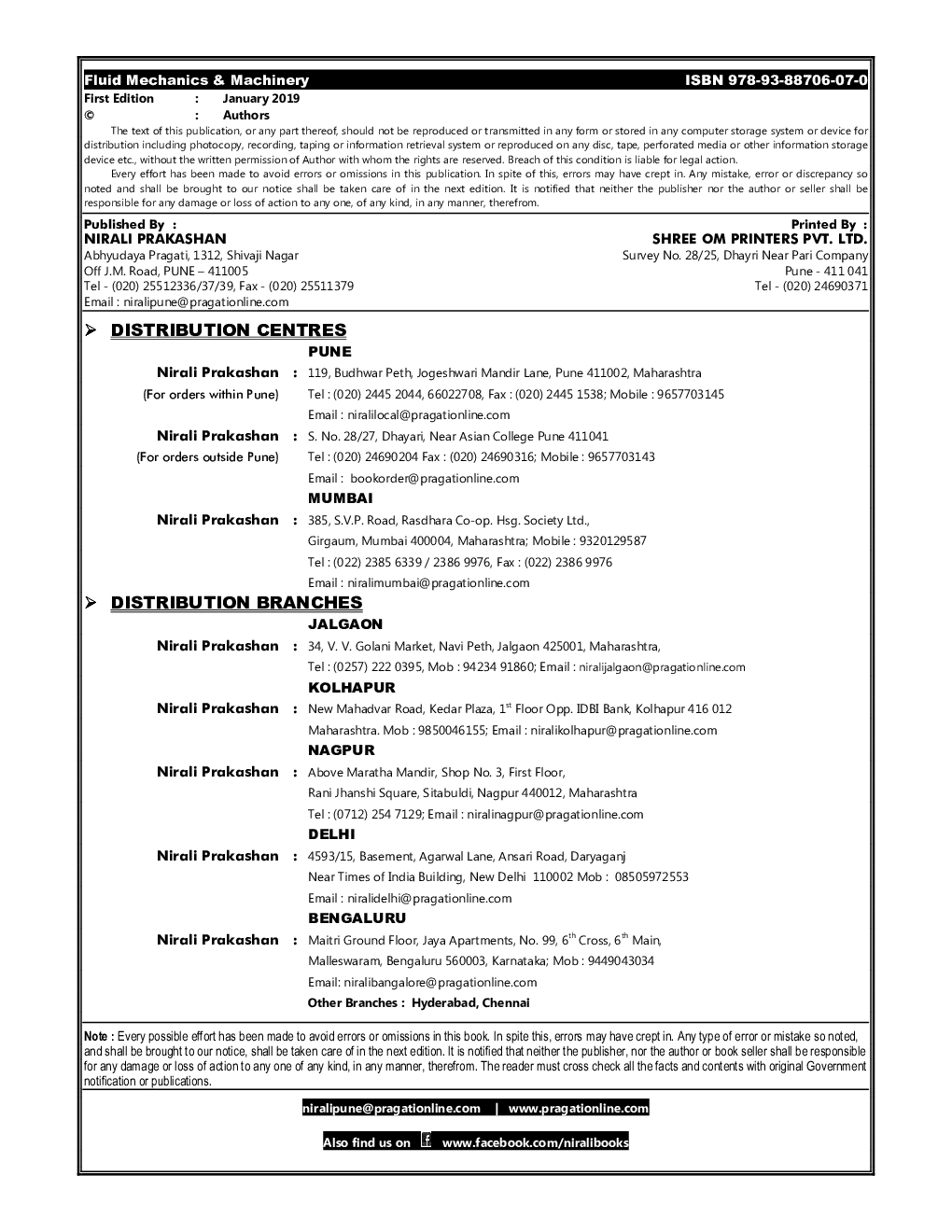 Fluid Mechanics & Machinery - Page 3