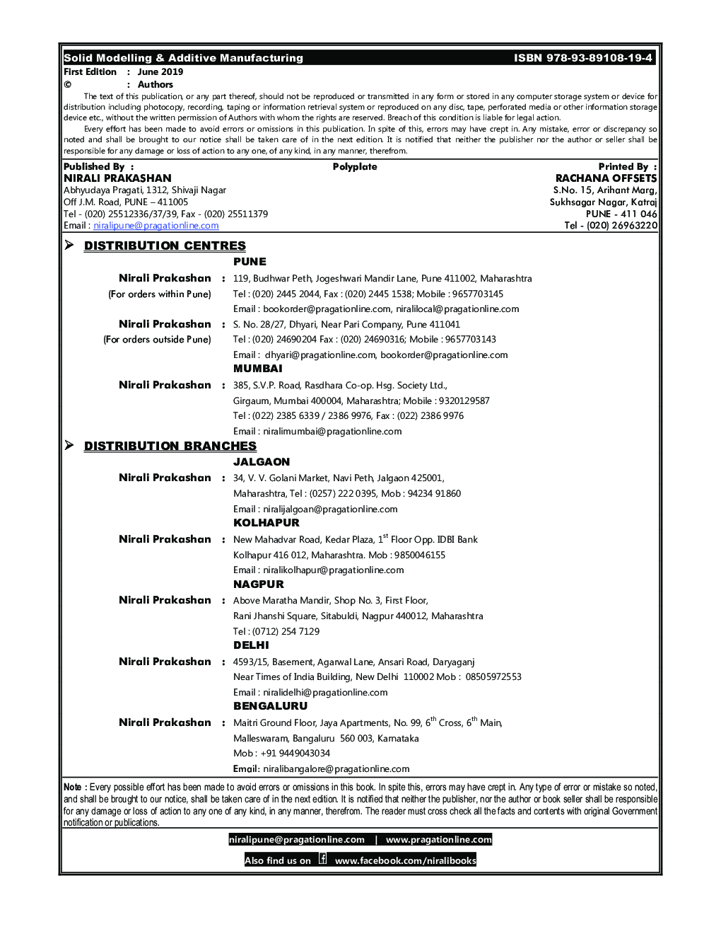 Solid Modelling And Additive Manufacturing - Page 3