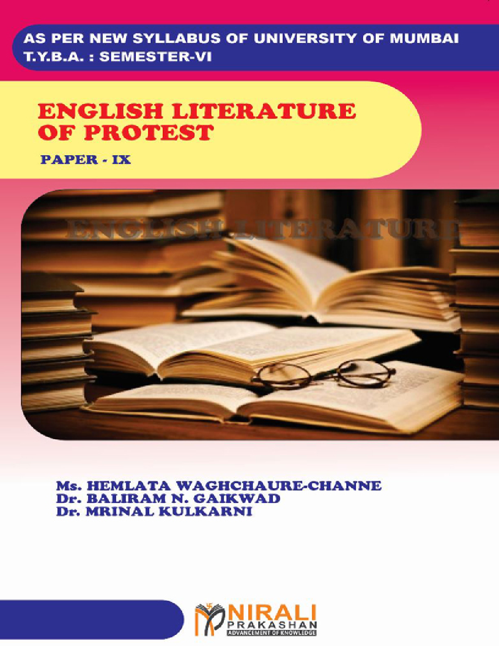 English : Literature Of Protest - Page 1