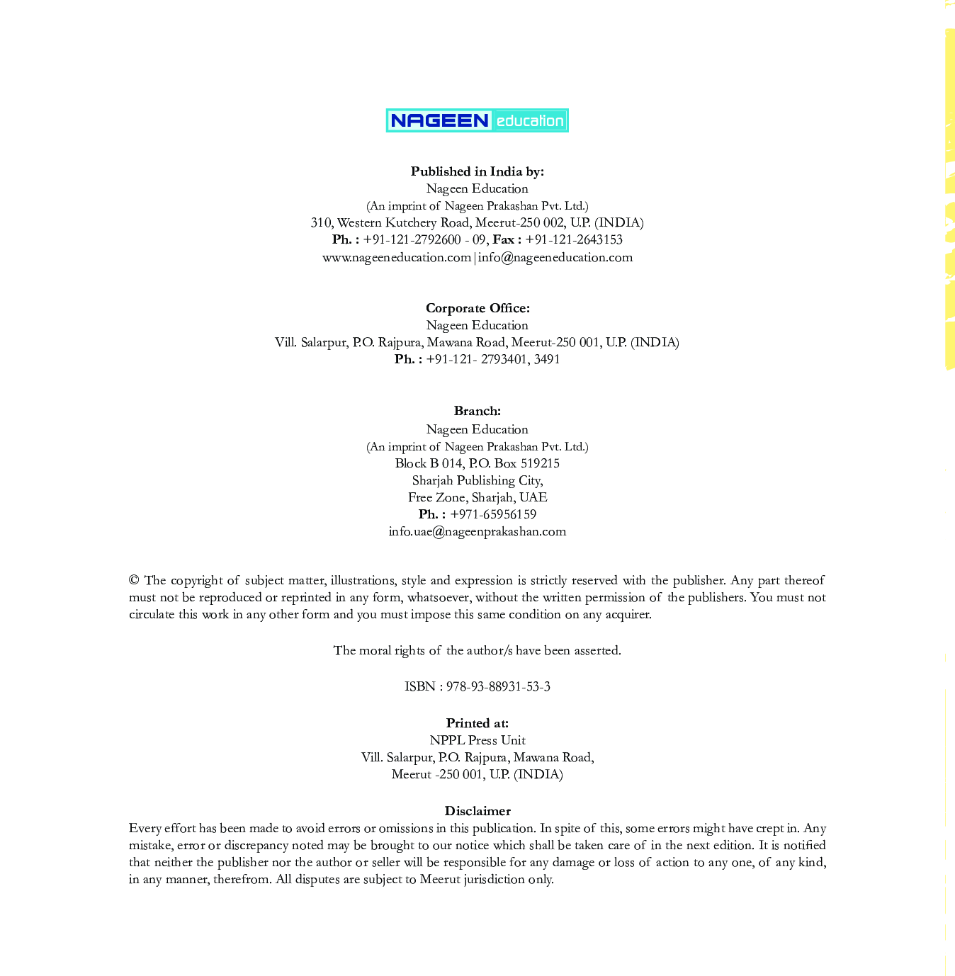 ICSE Art Education Creative Quest For Class - I - Page 3