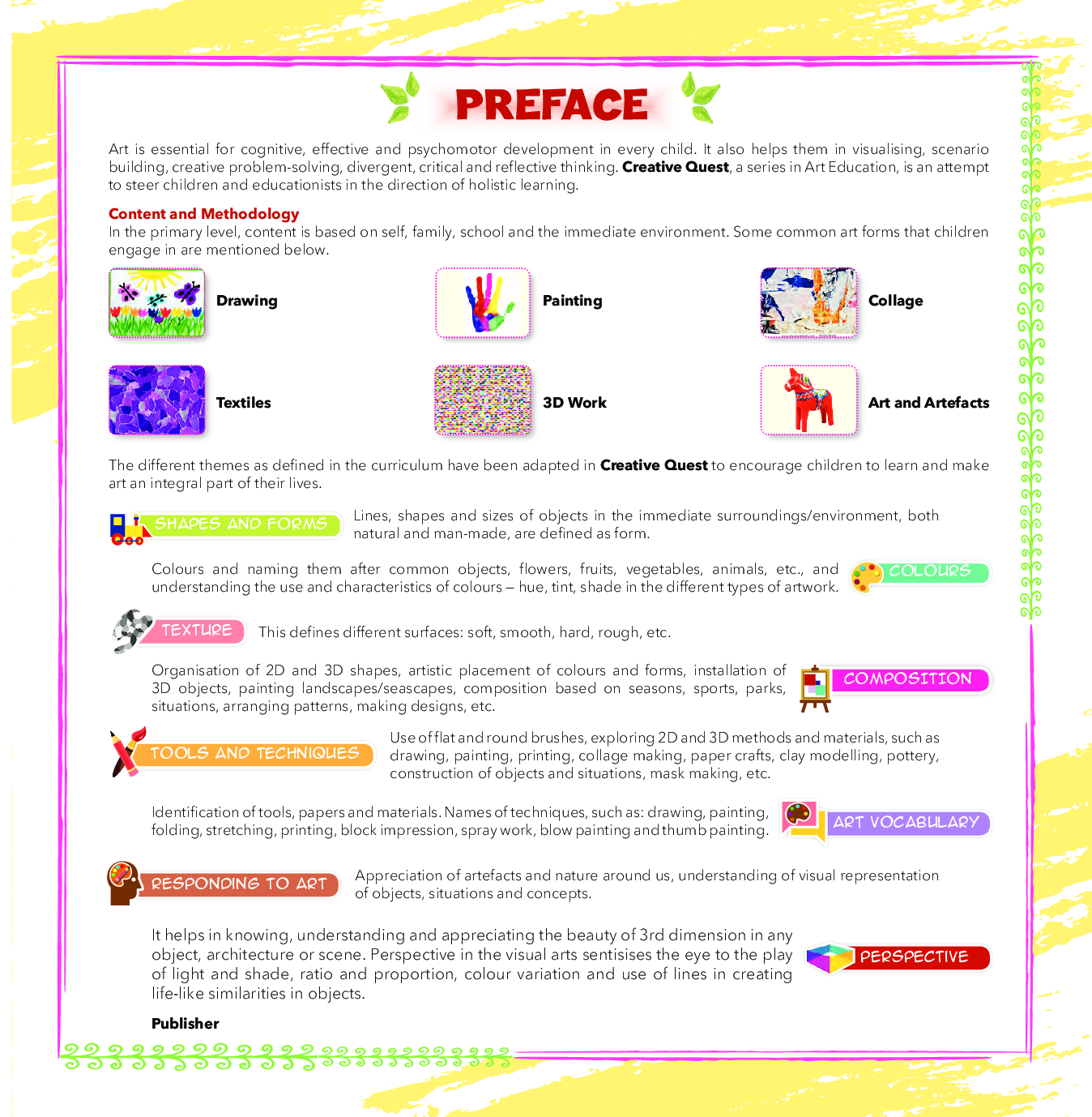 ICSE Art Education Creative Quest For Class - I - Page 4