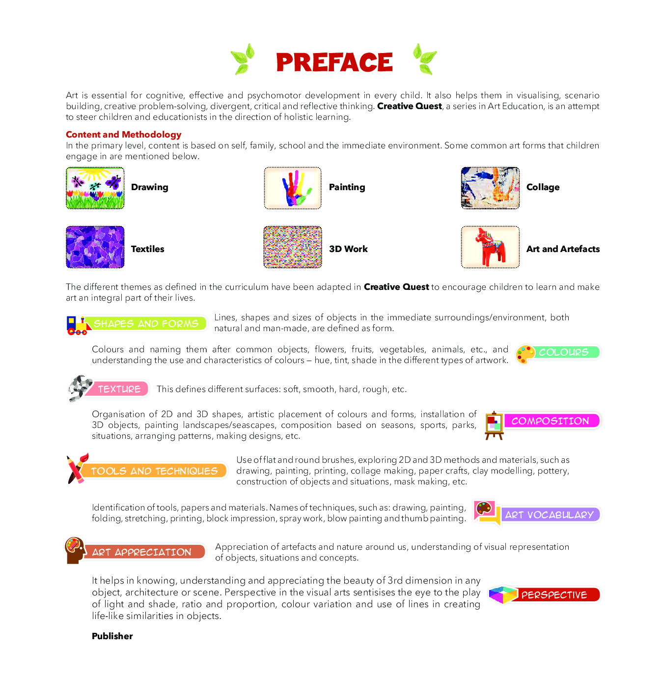 ICSE Art Education Creative Quest For Class - V - Page 4