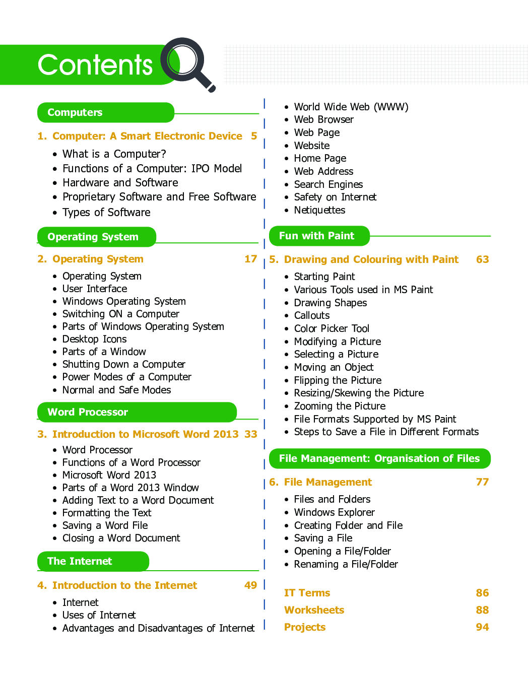 ICSE Computer Studies Tech Buzz For Class - III - Page 5