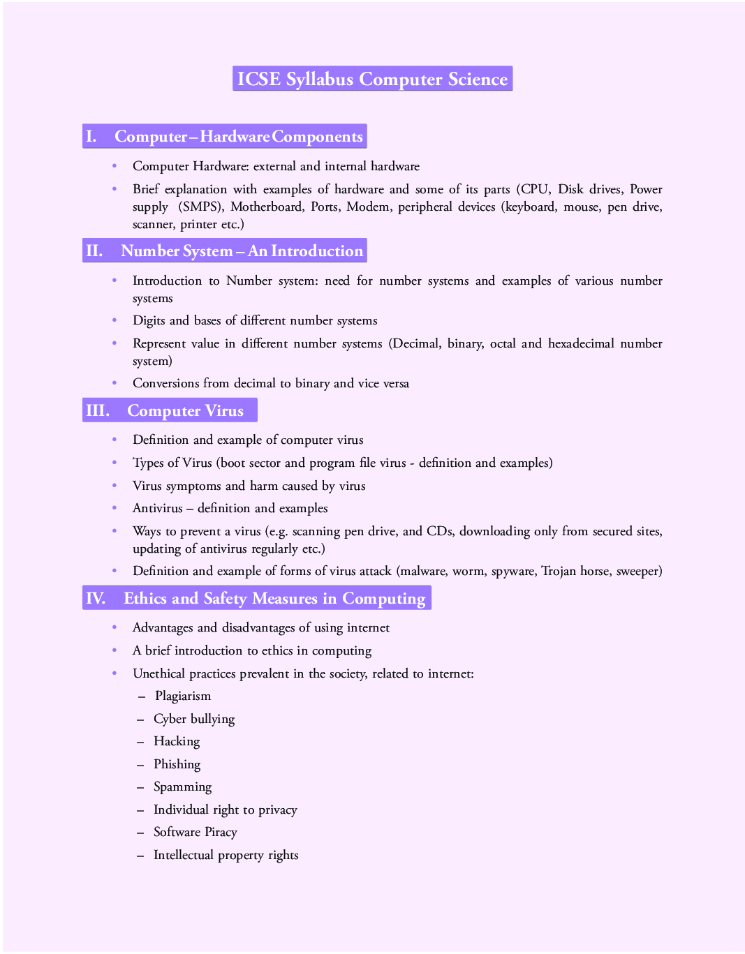 ICSE Computer Studies Tech Buzz For Class - VII - Page 5