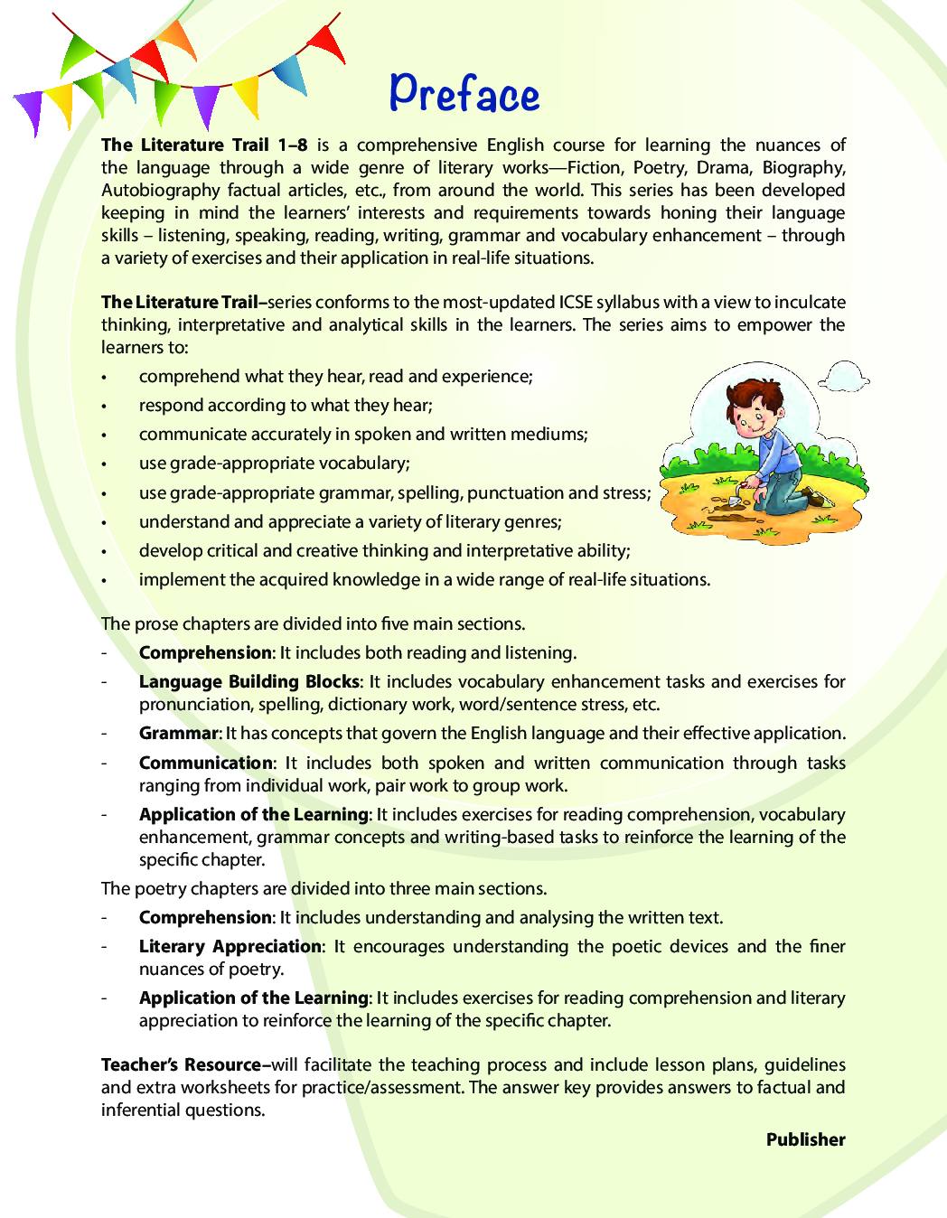 ICSE The Literature Trail For Class - I - Page 4