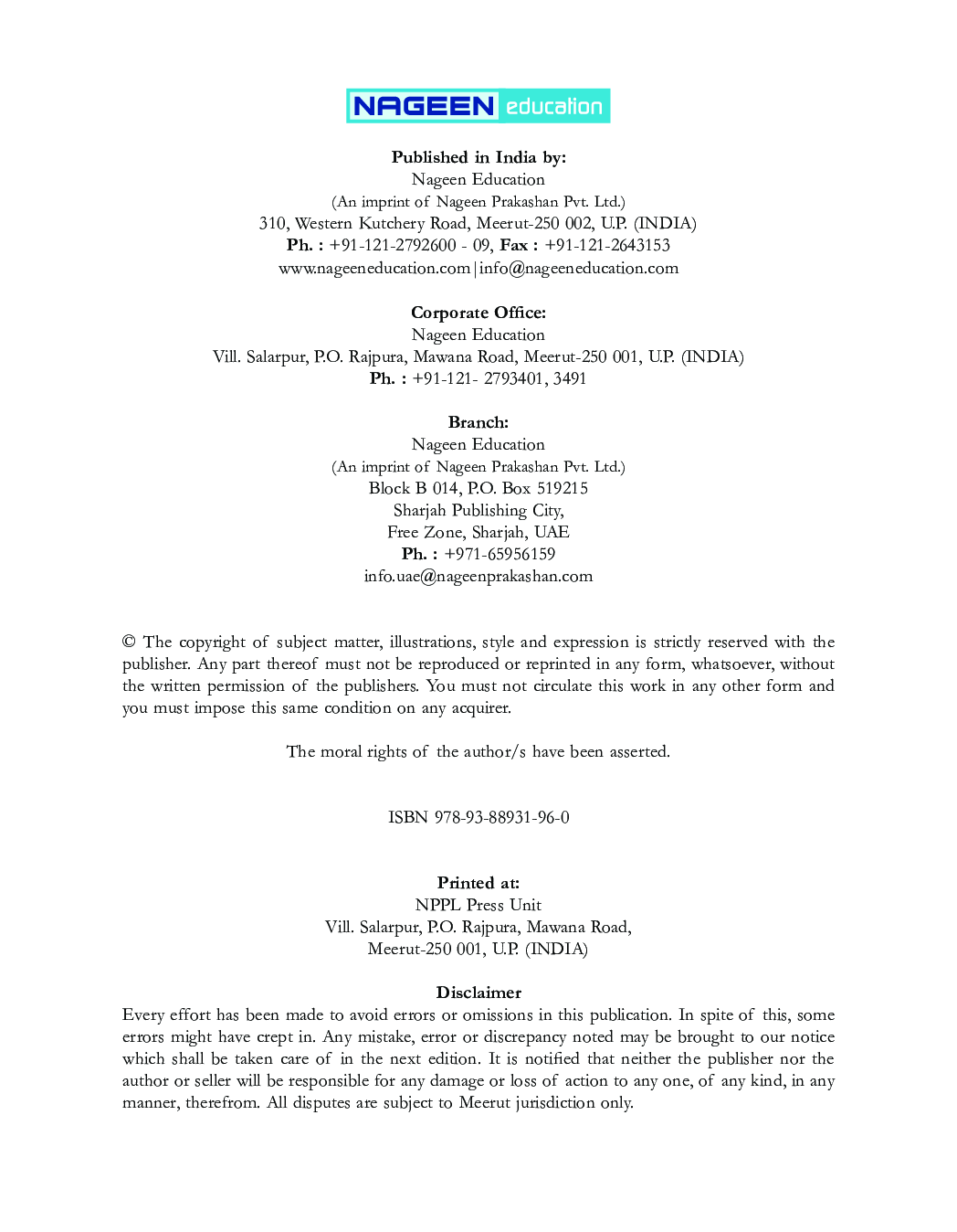 ICSE Incredible Geography For Class - VI - Page 3