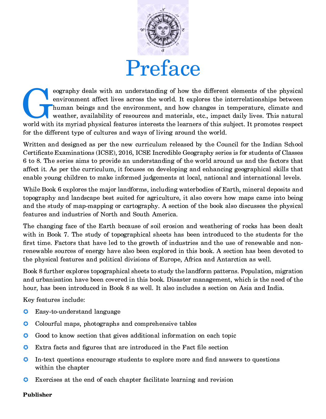 ICSE Incredible Geography For Class - VII - Page 4