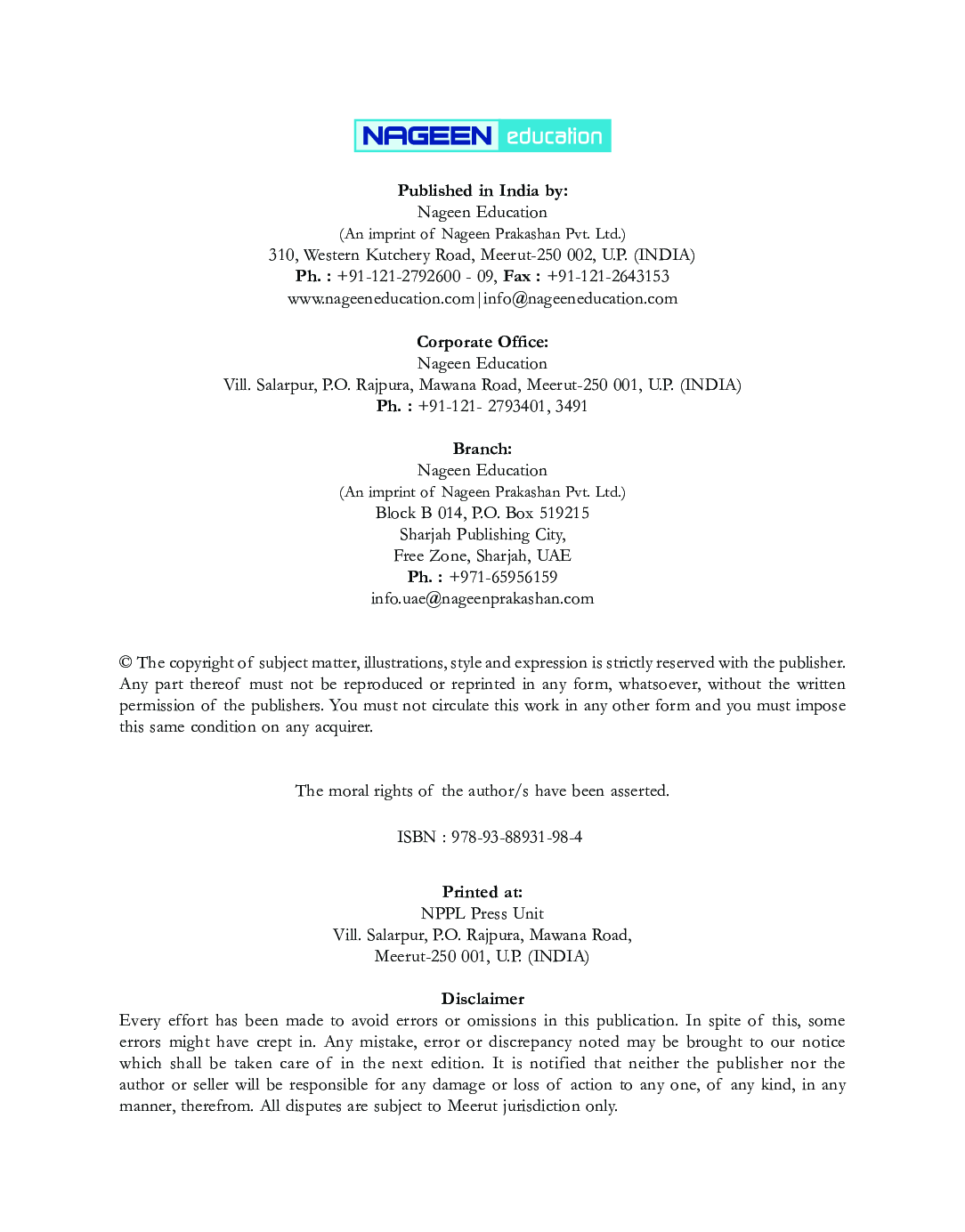 ICSE Incredible Geography For Class - VIII - Page 3