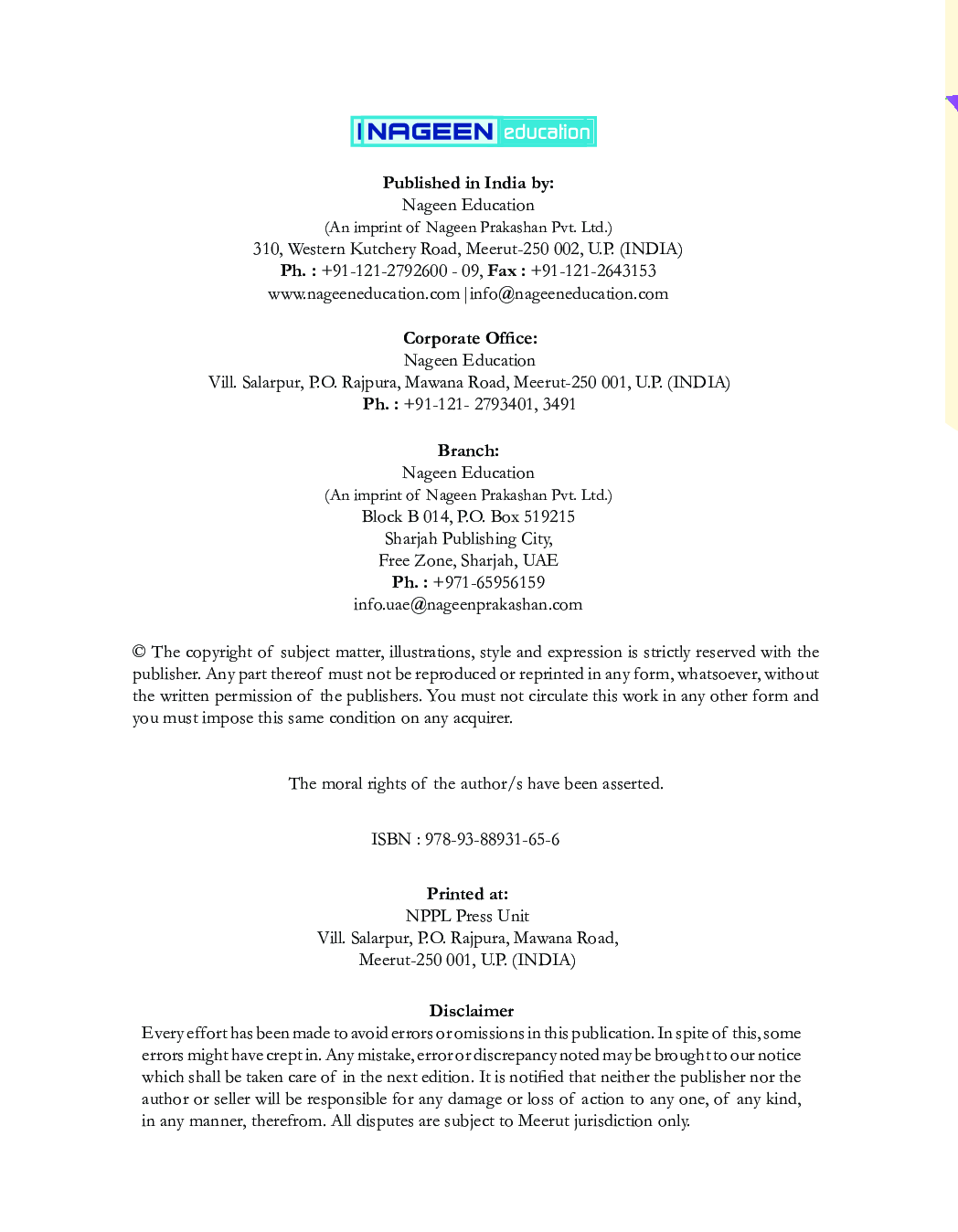 The Grammar Trail For Class - V - Page 3