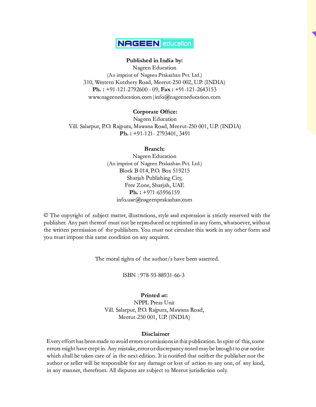 The Grammar Trail For Class - VI - Page 3