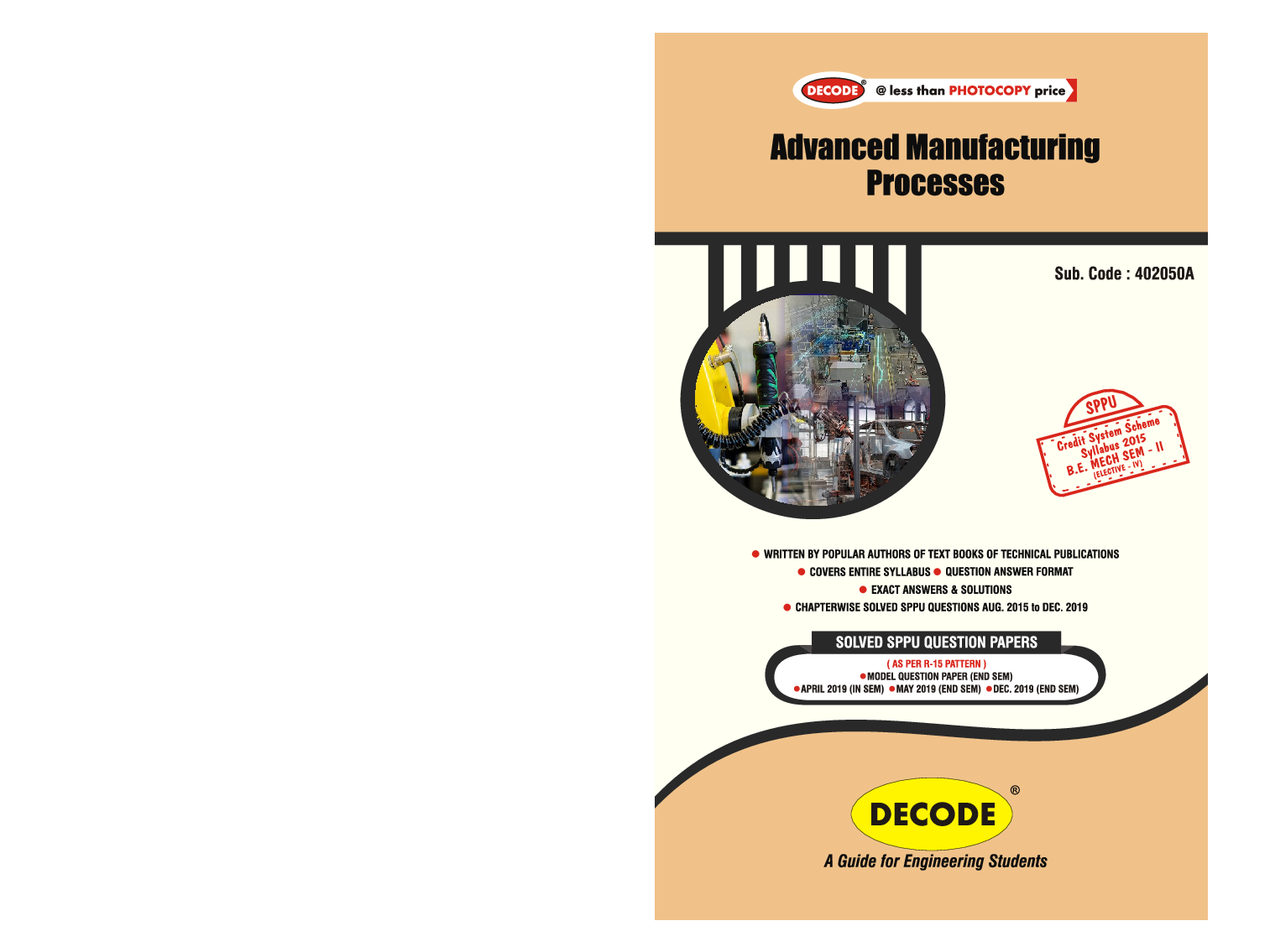 Download DECODE SPPU Advanced Manufacturing Process 15 Course PDF
