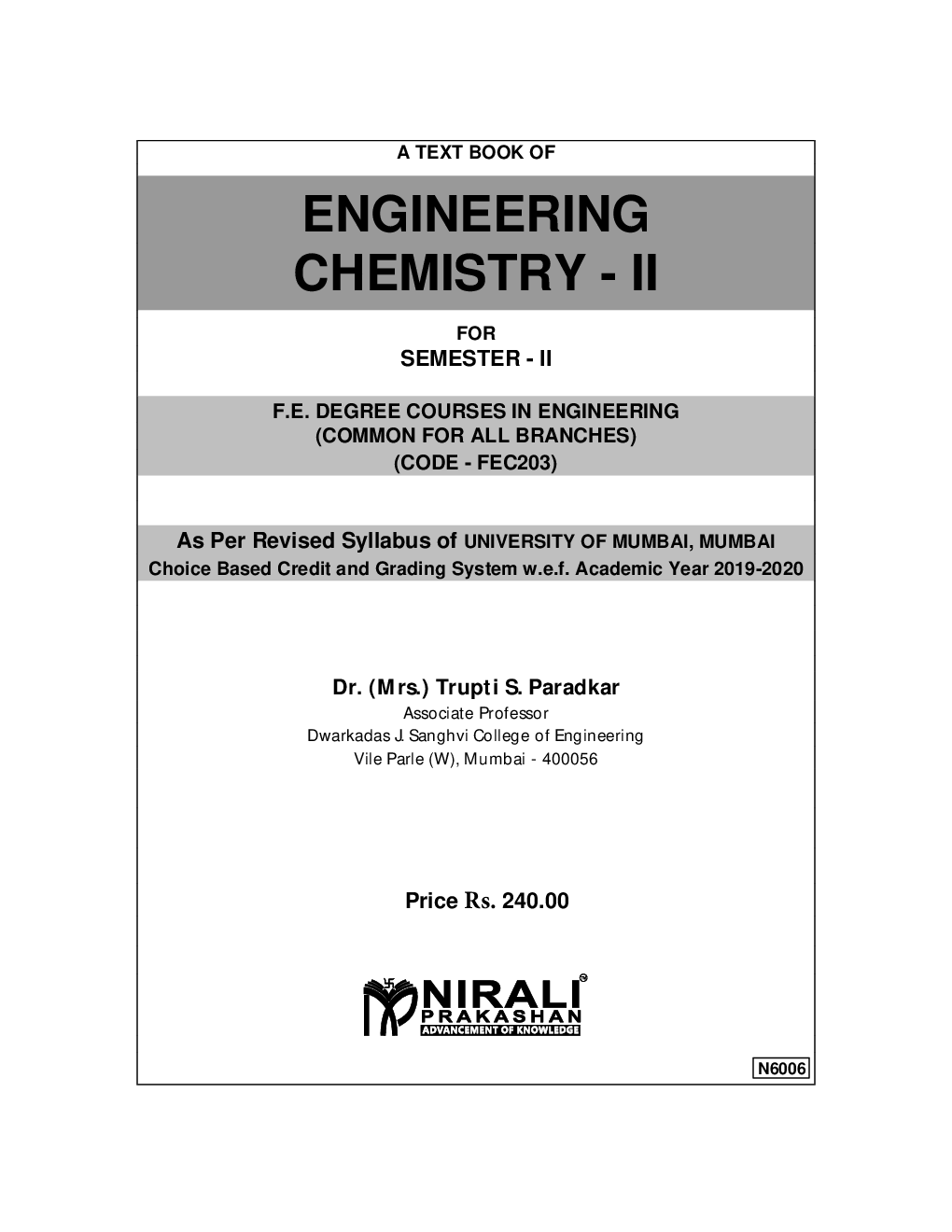 Engineering Chemistry - II - Page 2