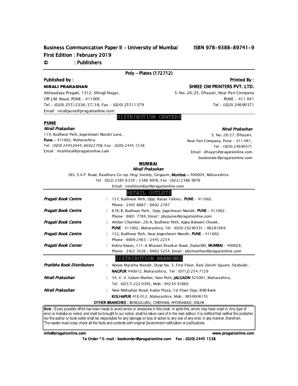 Business Communication II - Page 3