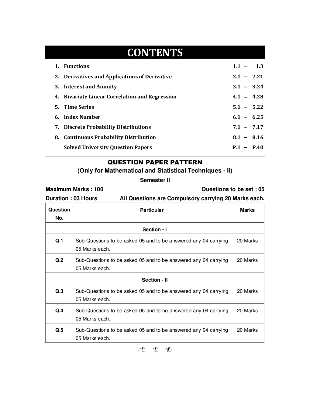 Mathematical And Statistical Techniques II - Page 4