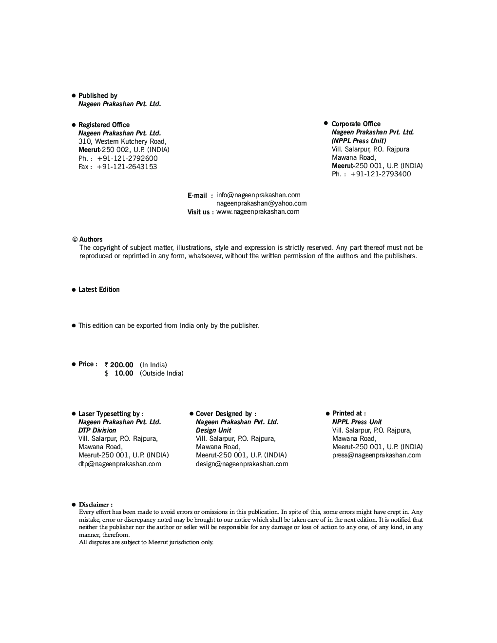 ISC Biotechnology For Class - XI - Page 3