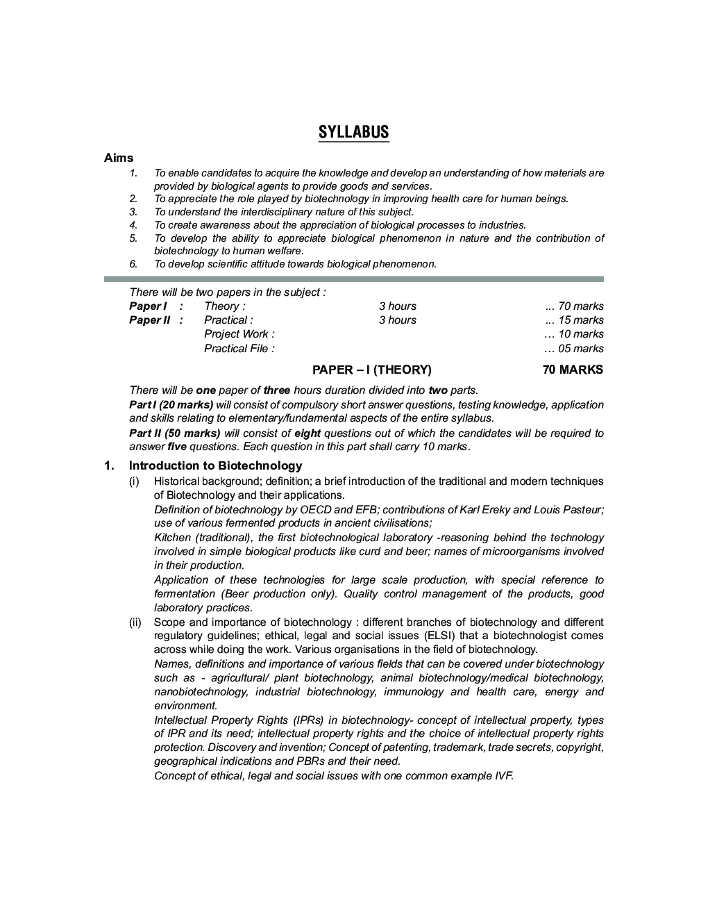 ISC Biotechnology For Class - XI - Page 5