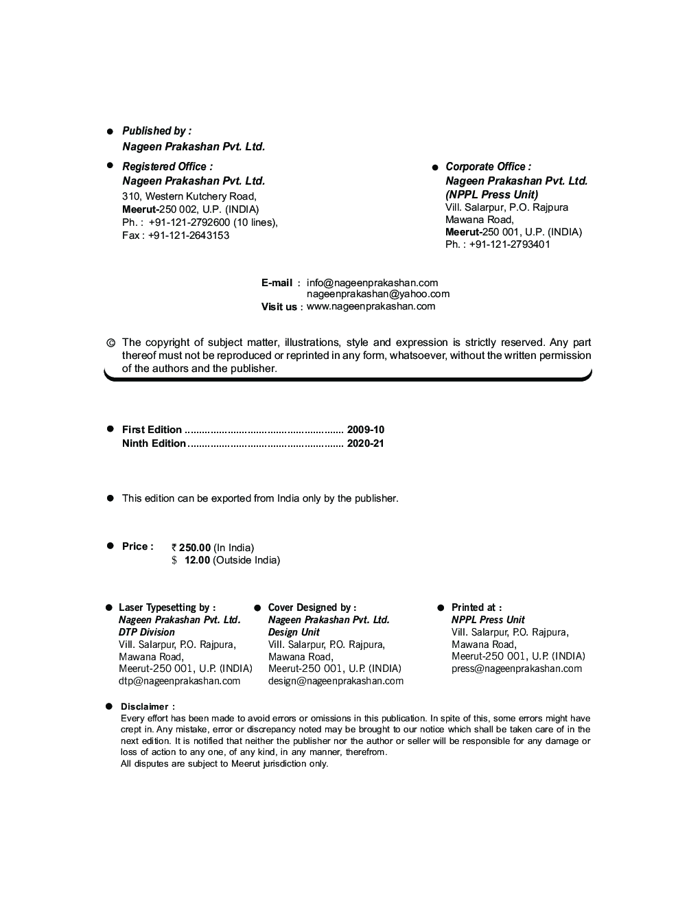 ISC Biotechnology For Class - XII - Page 3