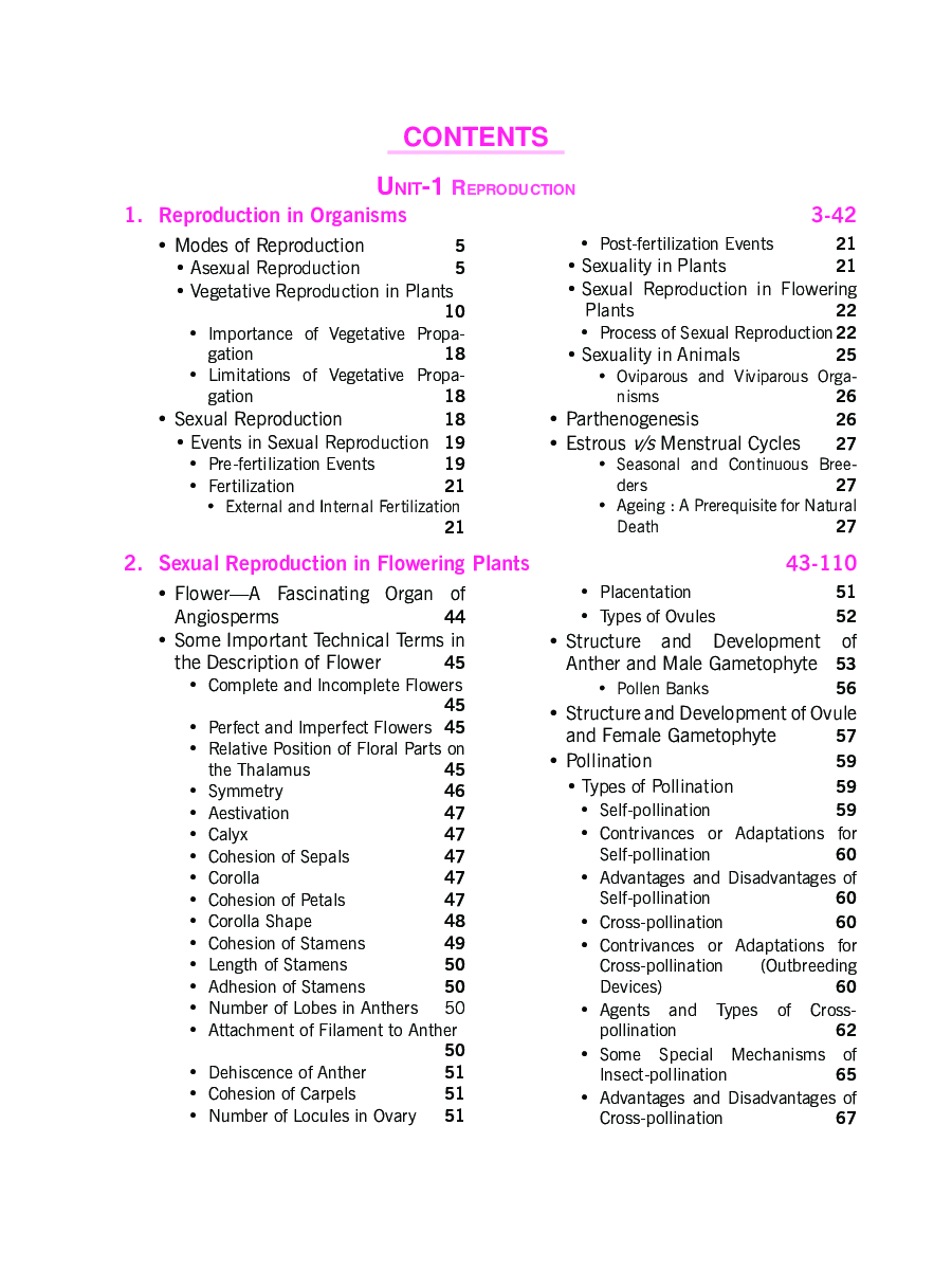UP Board Biology For Class - XII - Page 5