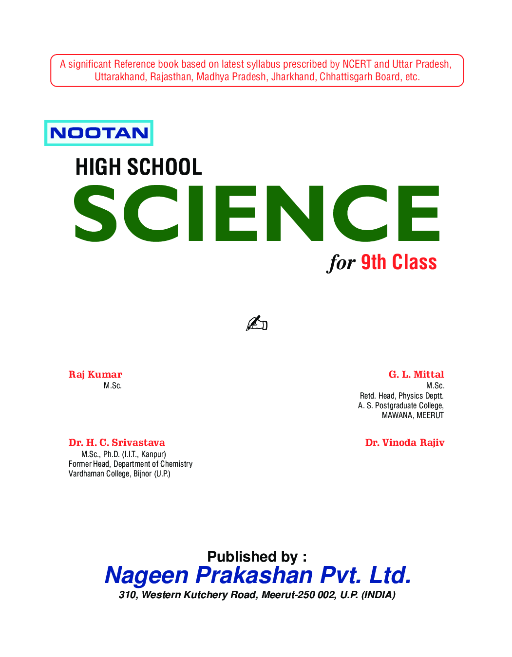 UP Board Science For Class - IX - Page 2